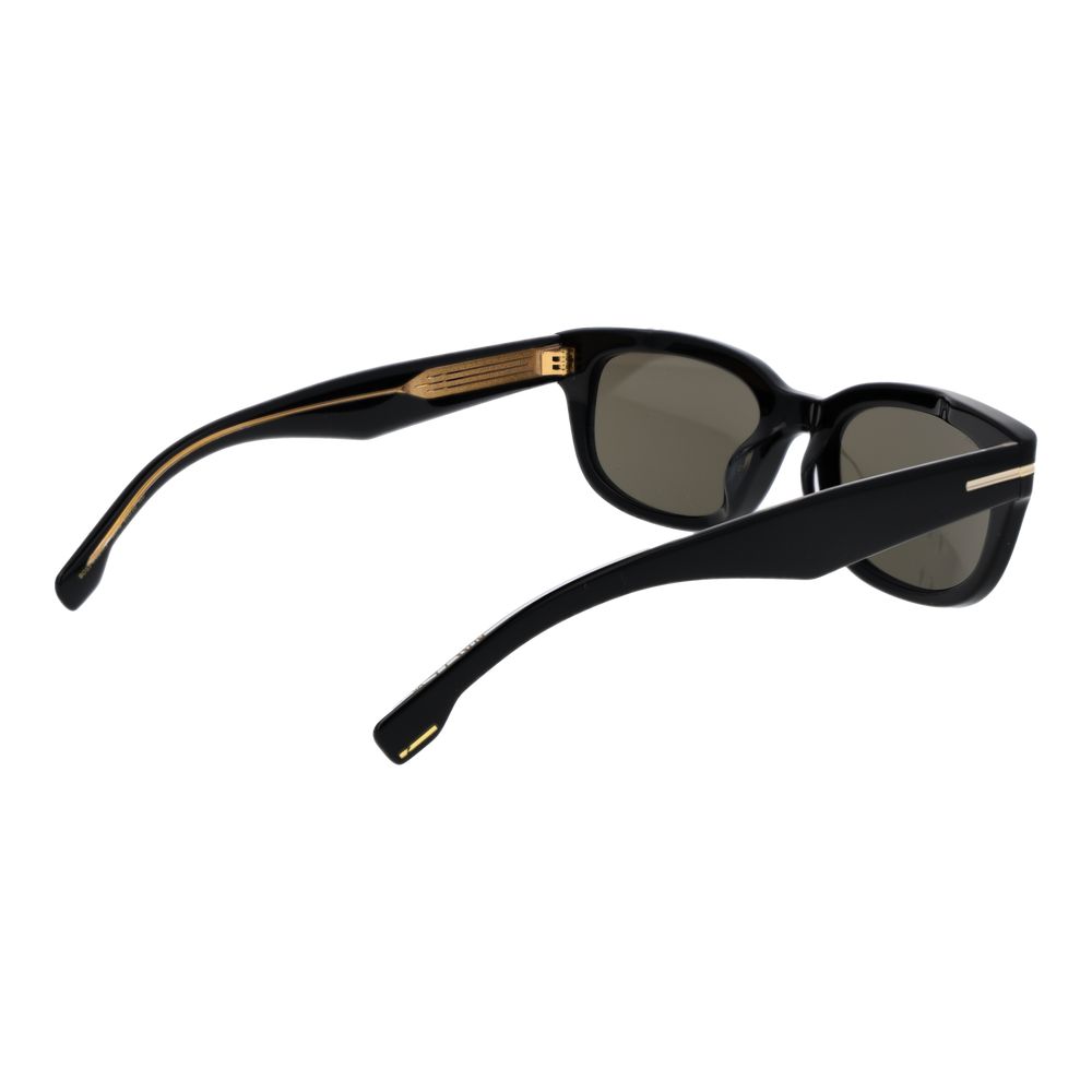 Lunettes de soleil noires Hugo Boss pour homme