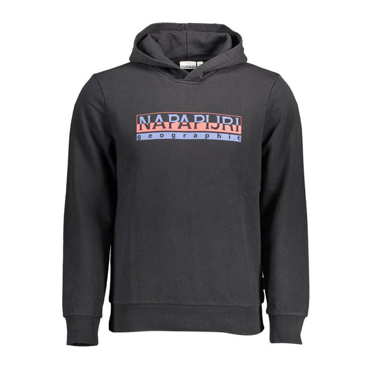 Pull Napapijri en coton noir pour homme