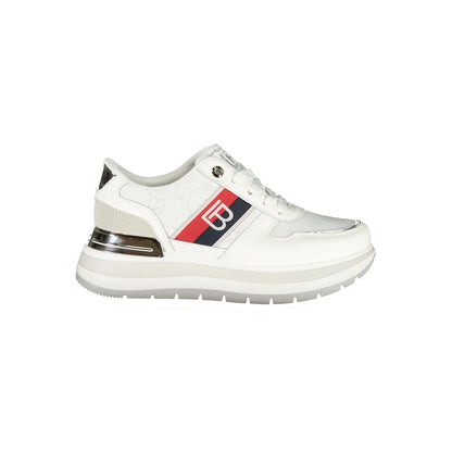 Laura Biagiotti Weiße Polyester Damen Sneaker