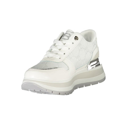 Laura Biagiotti Weiße Polyester Damen Sneaker
