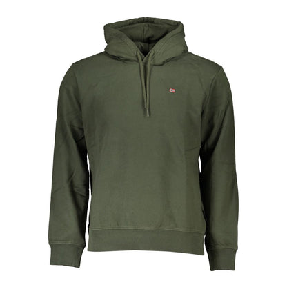 Pull Napapijri en coton vert pour homme