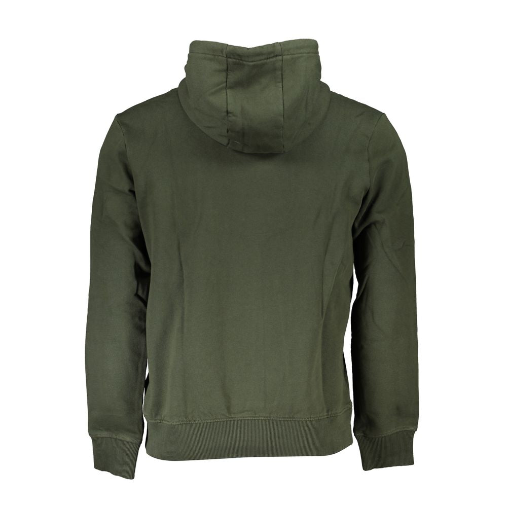 Pull Napapijri en coton vert pour homme