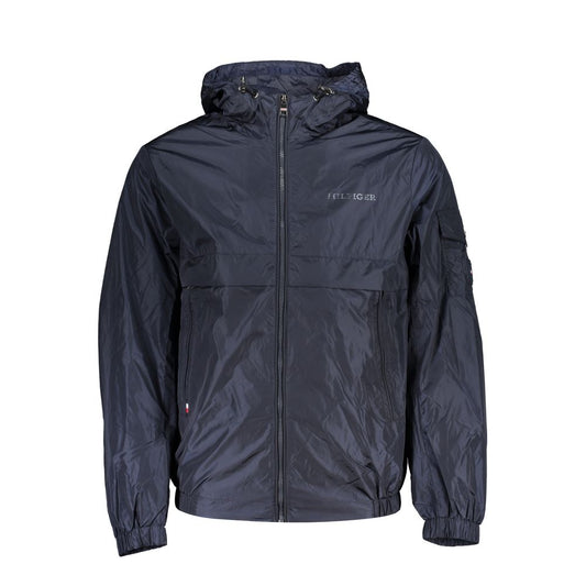Blue Nylon Men's Jacket