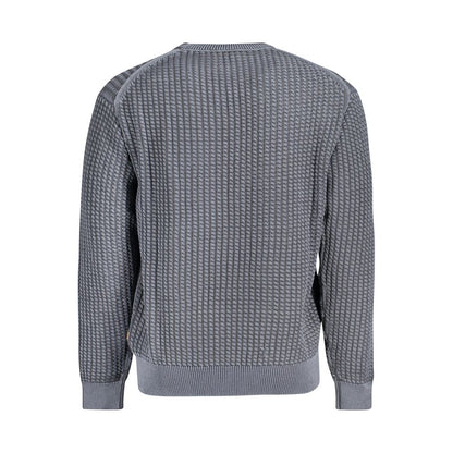 Hugo Boss Blauer Baumwollpullover für Herren