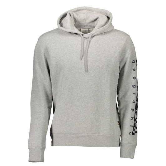 Napapijri Herrenpullover aus grauer Baumwolle