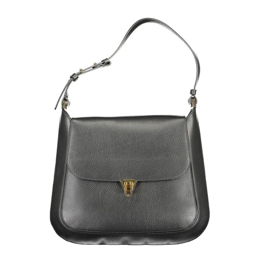Coccinelle Schwarze Leder Damen Handtasche