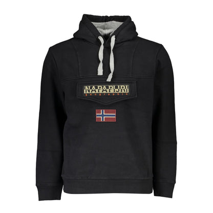 Napapijri Schwarzer Baumwollpullover für Herren