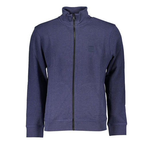 Hugo Boss Blauer Baumwollpullover für Herren