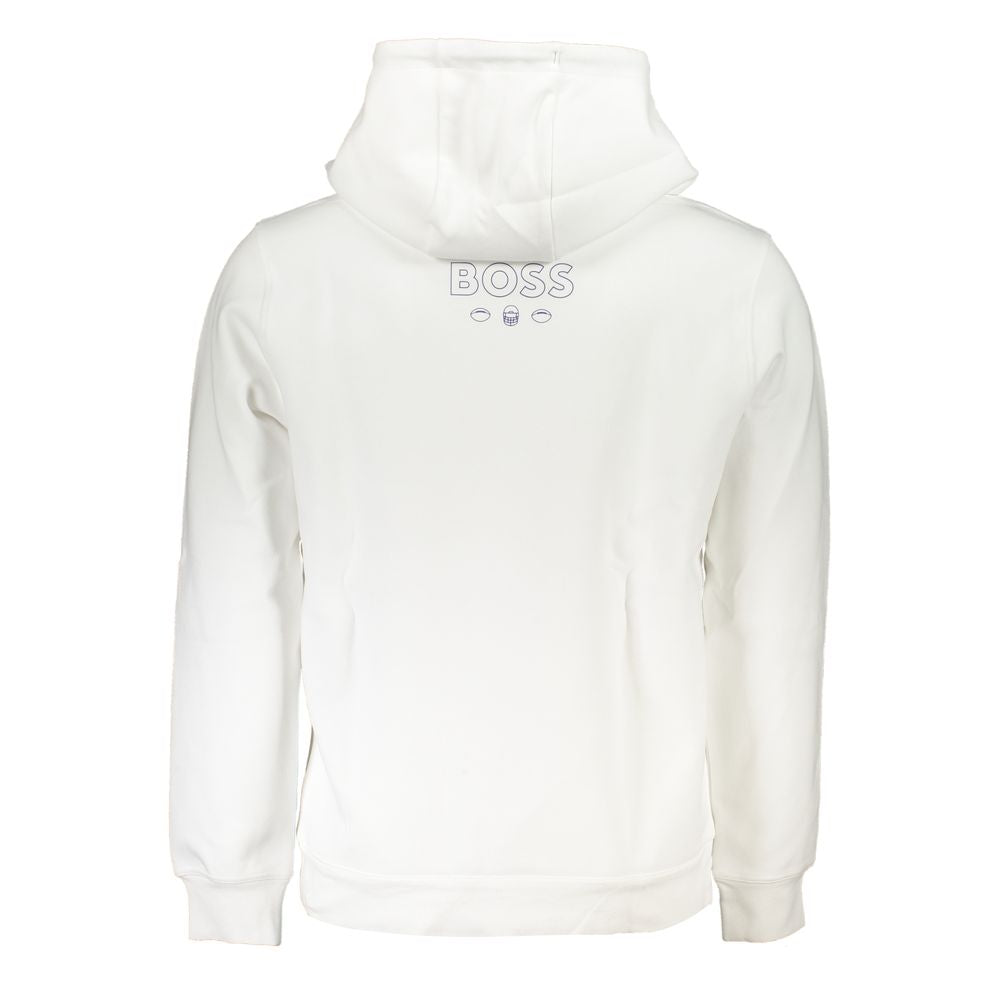 Hugo Boss Weißer Baumwollpullover für Herren
