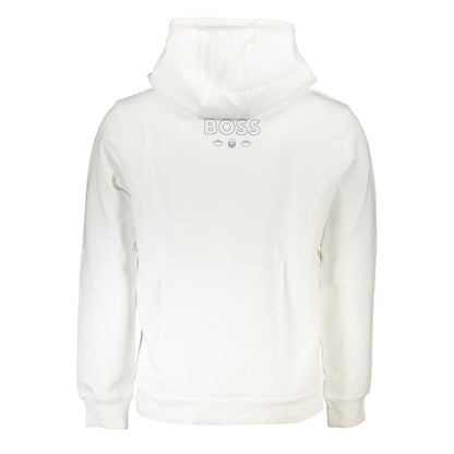 Hugo Boss Weißer Baumwollpullover für Herren
