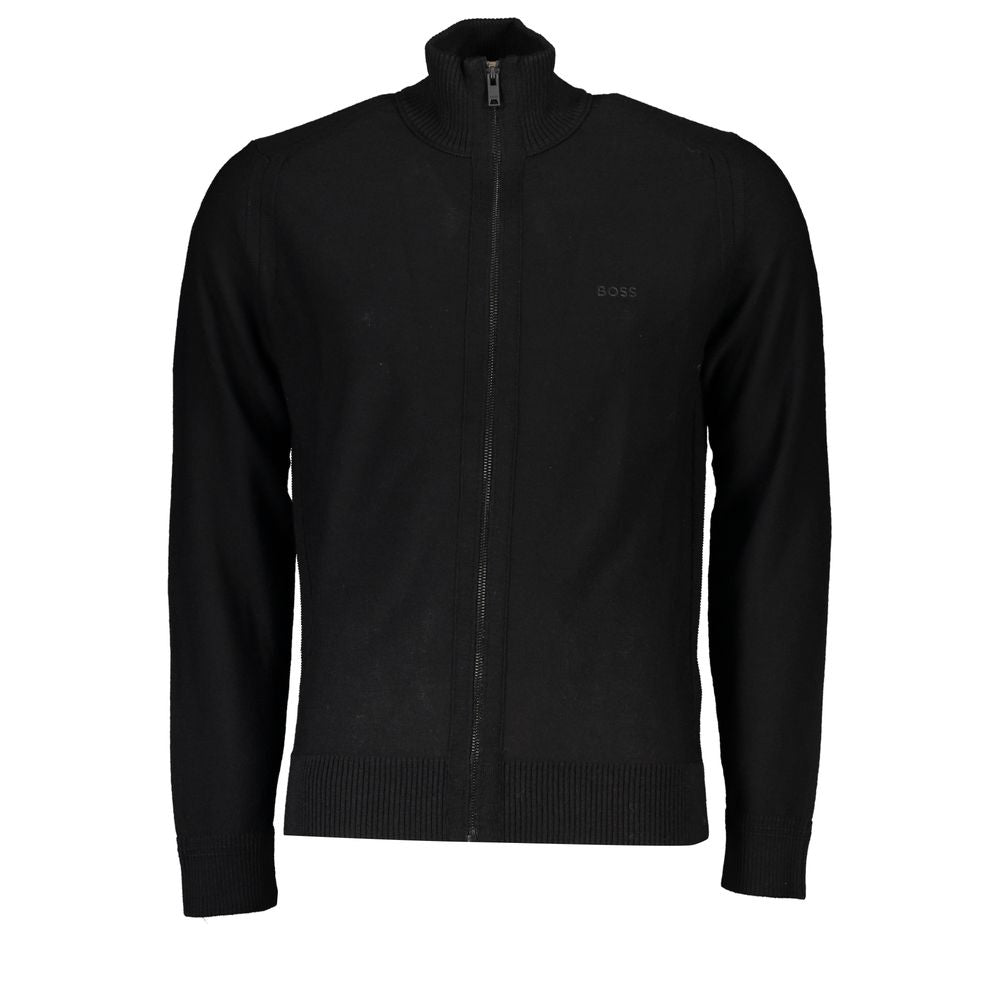 Hugo Boss Schwarzer Wollpullover für Herren