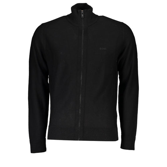 Hugo Boss Schwarzer Wollpullover für Herren