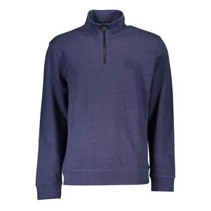 Hugo Boss Blauer Baumwollpullover für Herren