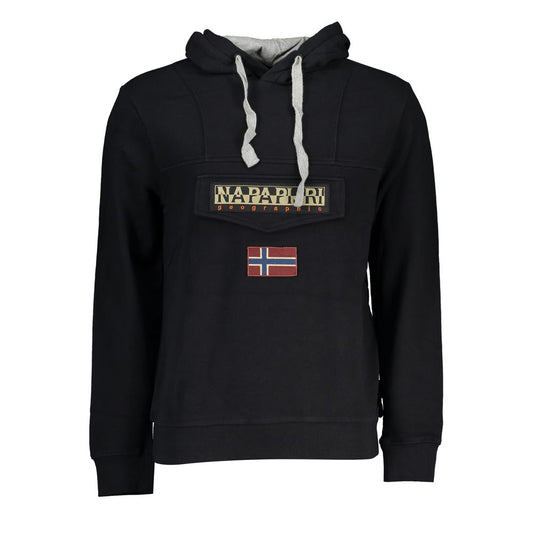 Pull en coton noir Napapijri