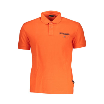 Napapijri Poloshirt mit Kontrastdetails, Pink