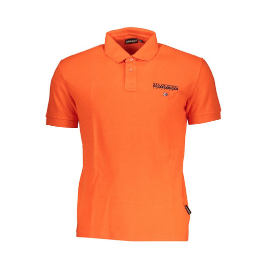 Napapijri Poloshirt mit Kontrastdetails, Pink