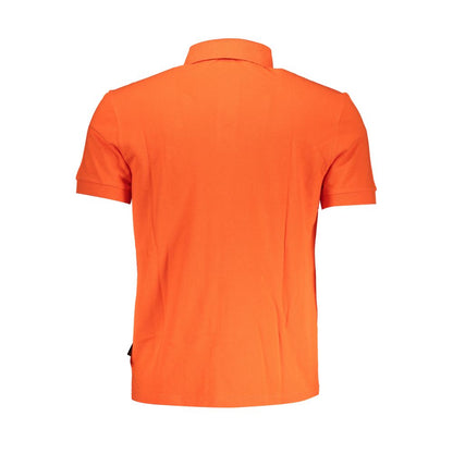 Napapijri Poloshirt mit Kontrastdetails, Pink