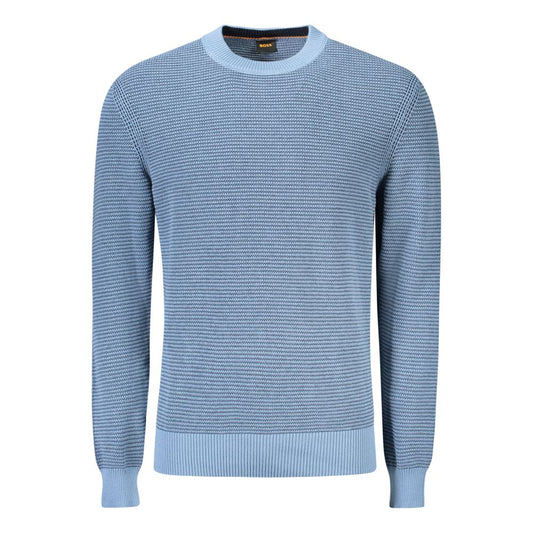 Hugo Boss Blauer Baumwollpullover für Herren