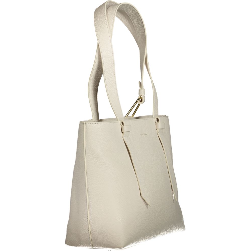 Coccinelle Weiße Lederhandtasche