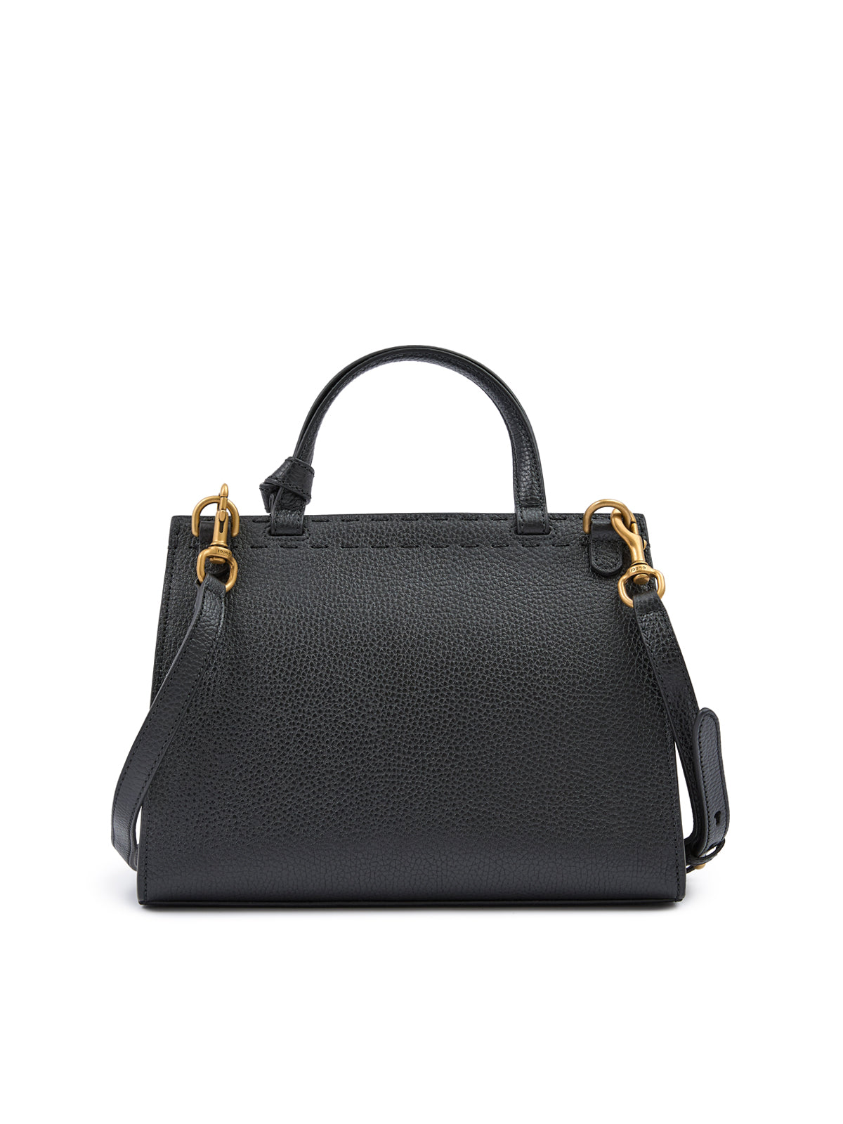 Gucci GG Marmont Handtasche aus schwarzem Leder