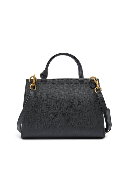 Gucci GG Marmont Handtasche aus schwarzem Leder