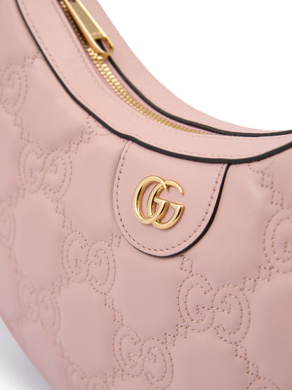 Gucci Hellrosa Leder-Umhängetasche