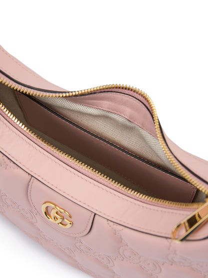 Gucci Hellrosa Leder-Umhängetasche
