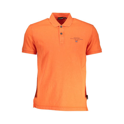Napapijri Herren-Poloshirt aus roter Baumwolle