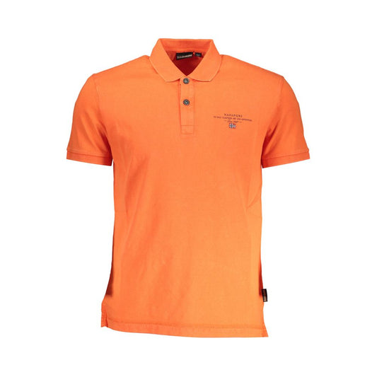 Napapijri Herren-Poloshirt aus roter Baumwolle