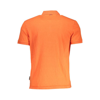 Napapijri Herren-Poloshirt aus roter Baumwolle