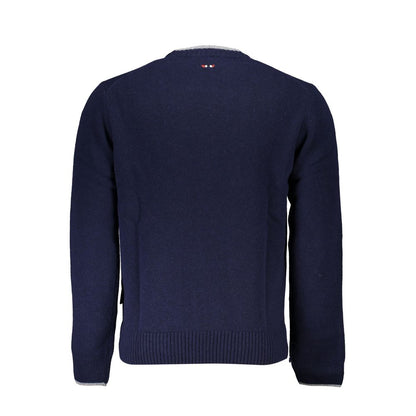 Napapijri Blauer Stoff Herren Pullover