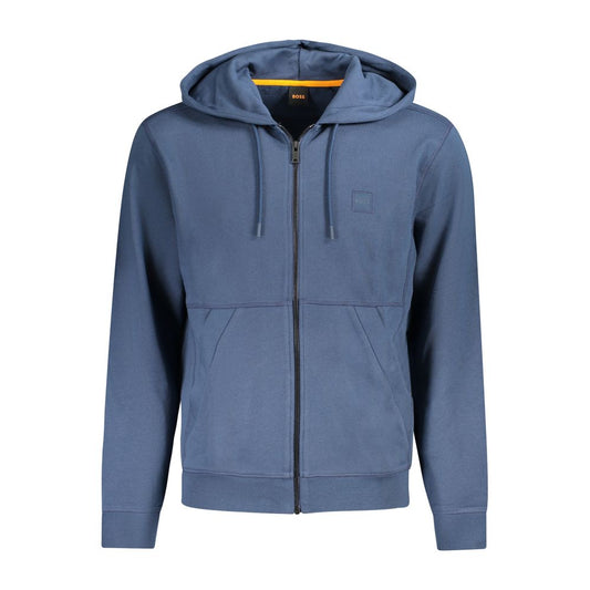 Hugo Boss Blauer Baumwollpullover