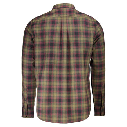 Chemise en coton vert Timberland
