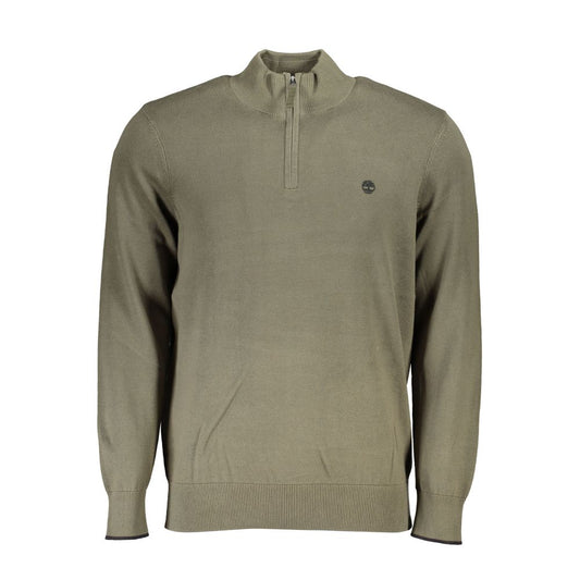 Timberland Pullover aus Bio-Baumwolle mit halbem Reißverschluss - Üppiges Grün