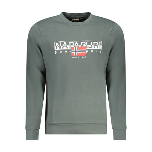 Pull en coton vert Napapijri