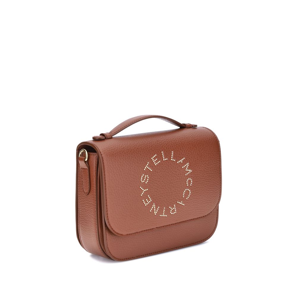 Sac à rabat à logo, effet grainé, matière alternative écologique