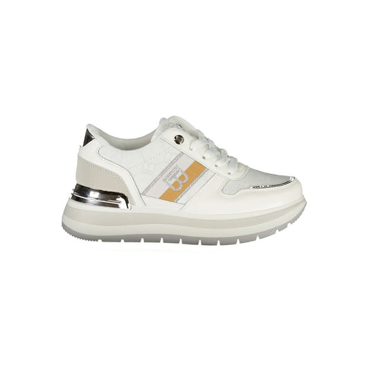 Laura Biagiotti Weiße Polyester Damen Sneaker