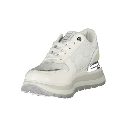 Laura Biagiotti Weiße Polyester Damen Sneaker