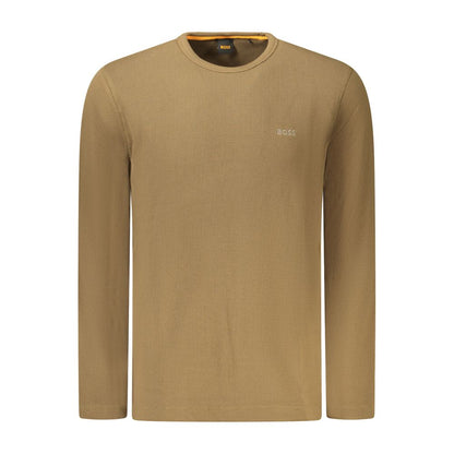 Pull en coton marron Hugo Boss pour homme