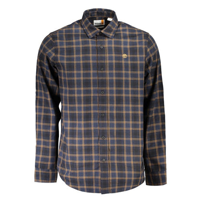 Chemise en coton bleu Timberland