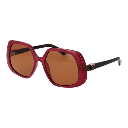Guess Burgunderrote Damen Sonnenbrille