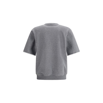 Sweat-shirt à manches courtes Brunello Cucinelli