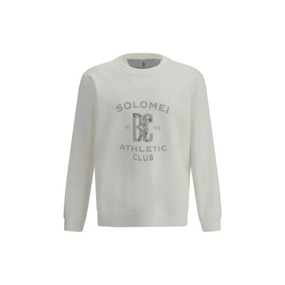 Brunello Cucinelli Sweat-shirt imprimé maxi