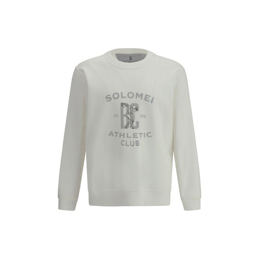 Brunello Cucinelli Sweat-shirt imprimé maxi