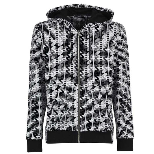 Pull en coton noir Balmain