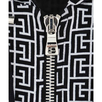 Pull en coton noir Balmain