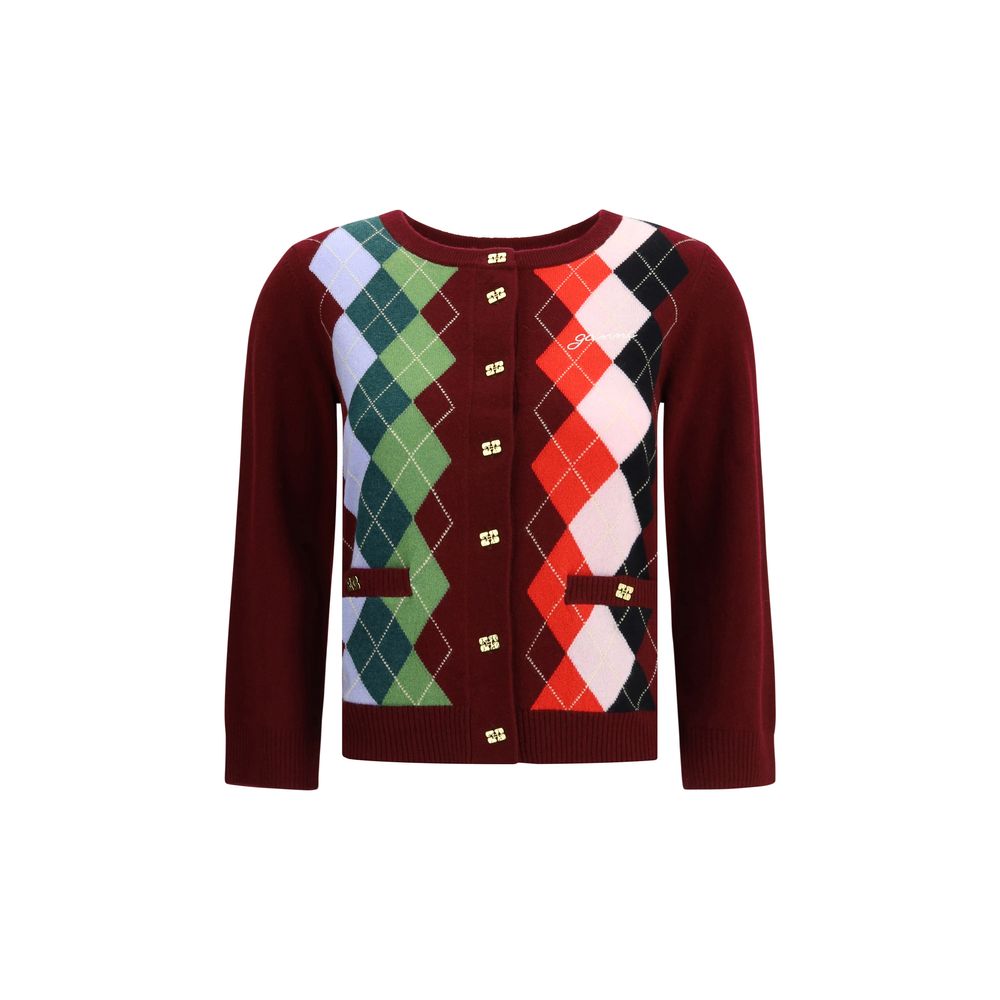Cardigan à carreaux