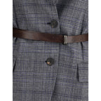 Blazer à motif Prince de Galles
