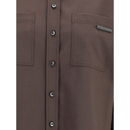 Chemise en laine Brunello Cucinelli