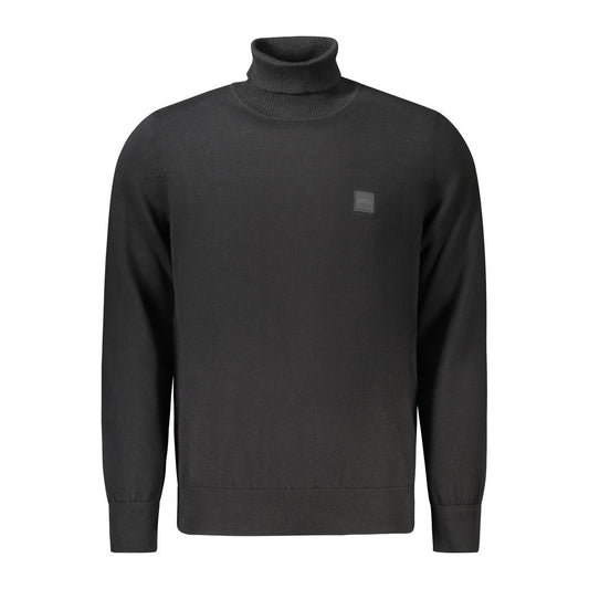 Hugo Boss Schwarzer Wollpullover für Herren